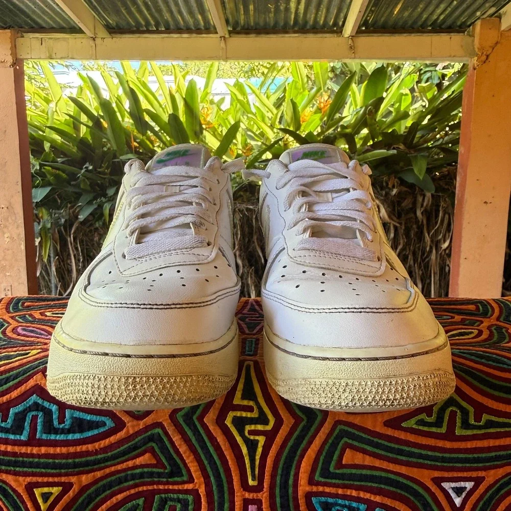Nike Air Force 1 Low Iridescent Pixel Swoosh Sneakers Men Size 9 CV1699100 Shoes